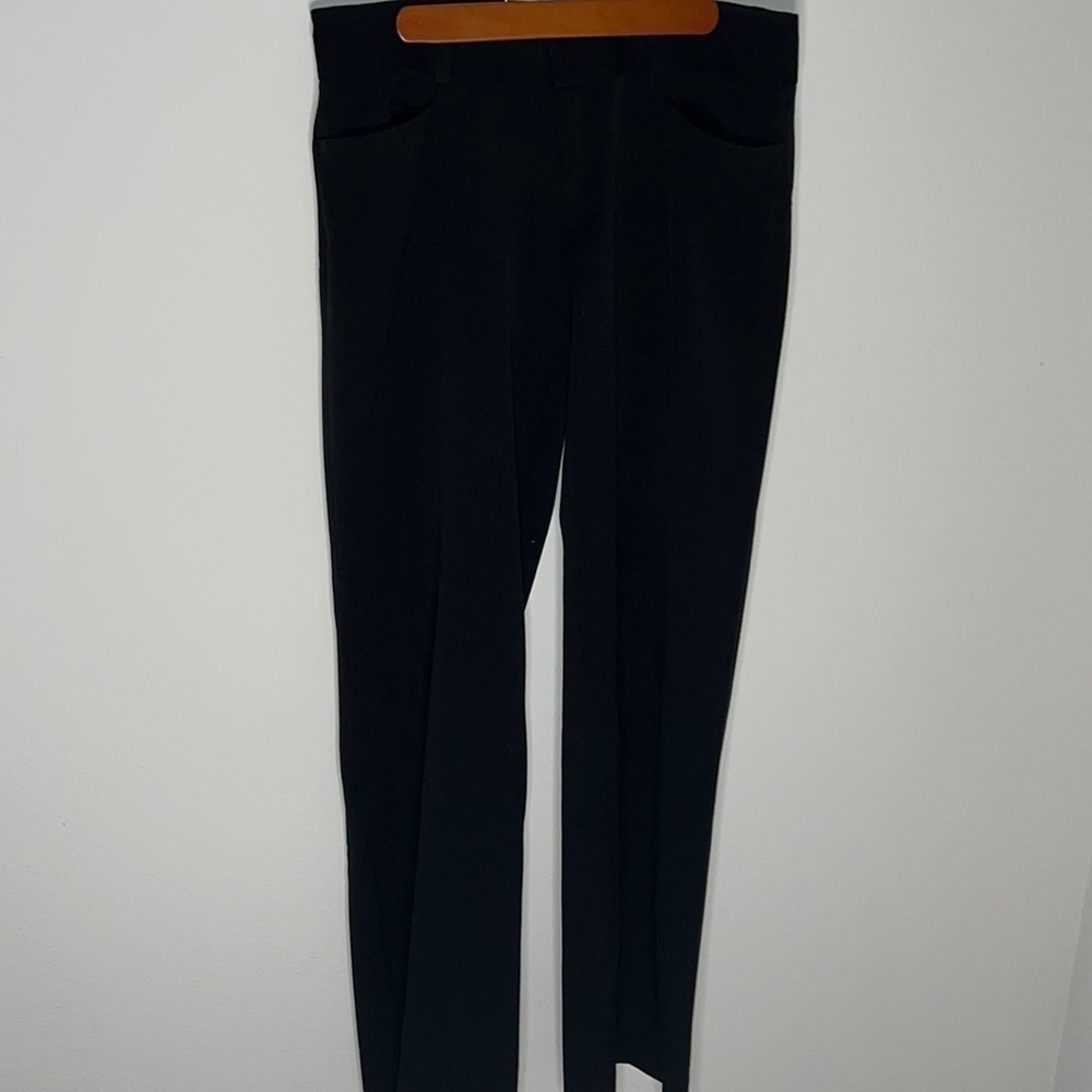 MICHAEL Michael Kors black mid rise pants straight trousers Sz 4
